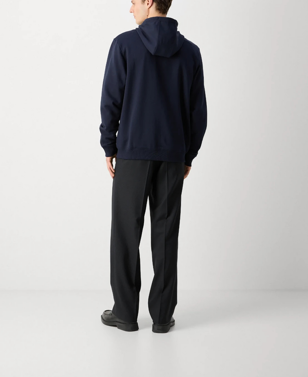 Hugo Daple French Terry Zip Front Hoodie MSRP $128