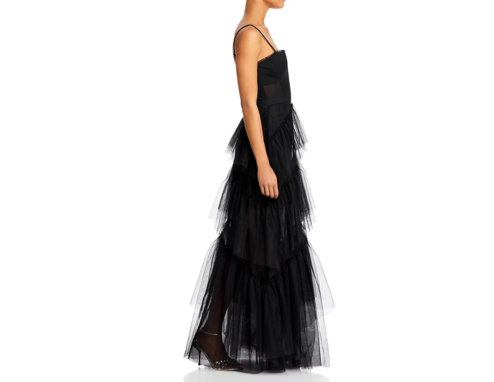 BCBGMAXAZRIA Tulle Corset Essential Gown MSRP $398