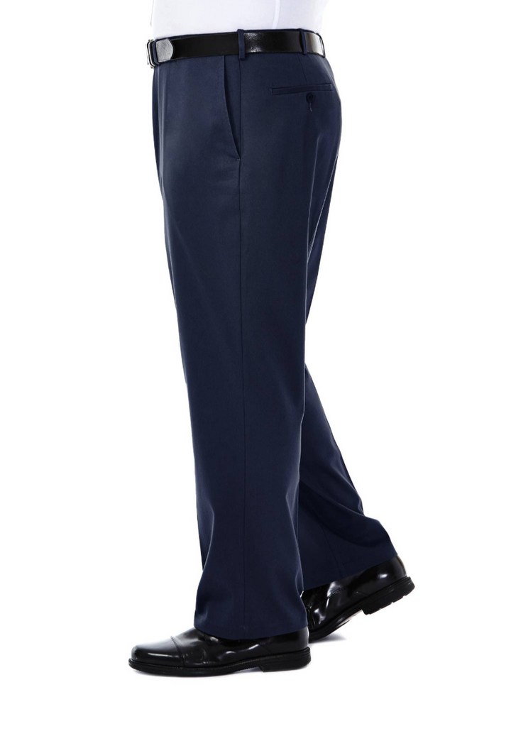 Haggar Men's Big & Tall Premium No Iron Khaki Classic Fit Pants MSRP $80