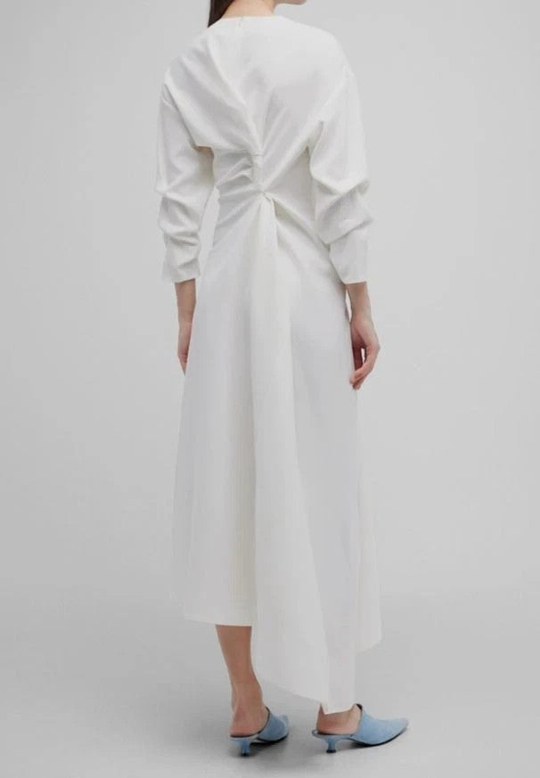 A.W.A.K.E. MODE Front Knot Maxi Dress MSRP $495