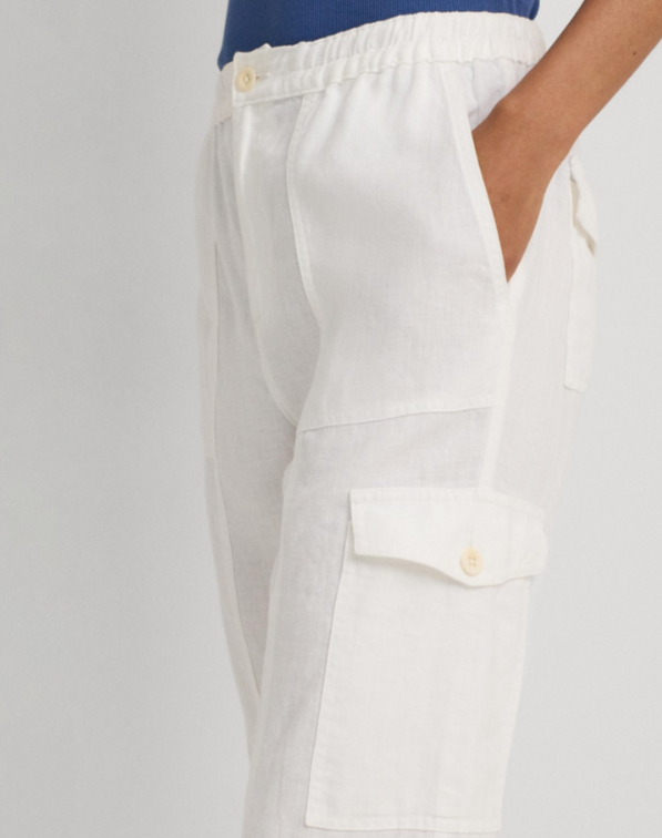 Lauren Ralph Lauren Linen Cargo Pants MSRP $165