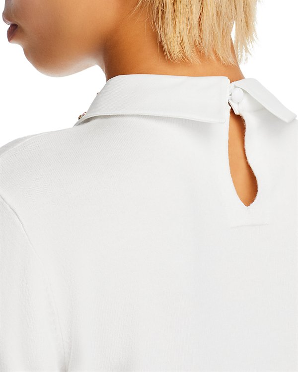 Sioni Embellished Collar Sweater MSRP $138
