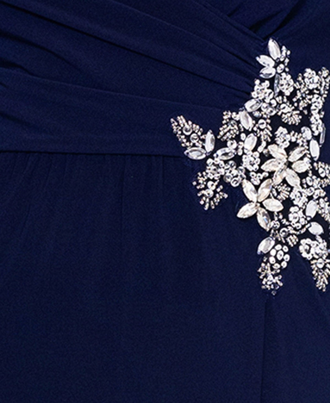 Betsy & Adam Embellished Surplice Gown MSRP $239