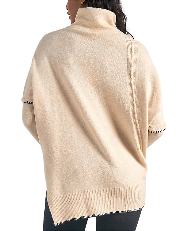Elan Asymmetric Turtleneck Sweater MSRP $112
