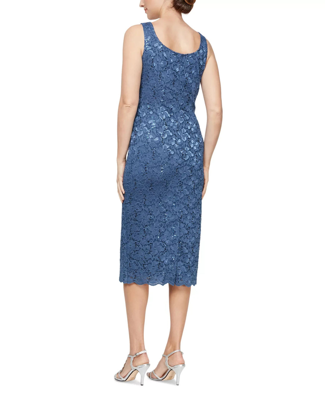 SL Fashions Petite 2-Pc. Lace Jacket & Midi Dress Set MSRP $149