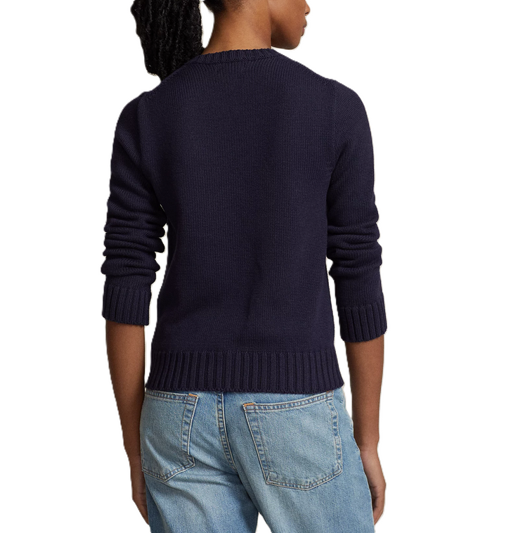 POLO Ralph Lauren Flag Cotton Crewneck Sweater MSRP $398