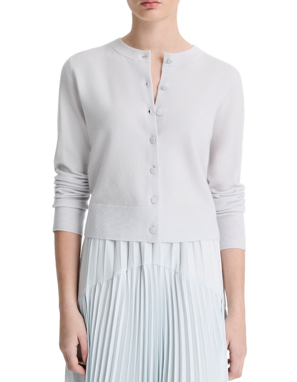 Vince Tipped Half Moon Cardigan MSRP $398