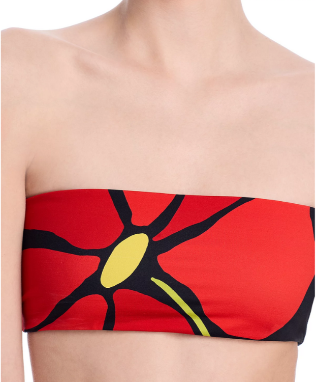 Cala de la Cruz Grecia Bandeau Bikini Top MSRP $150