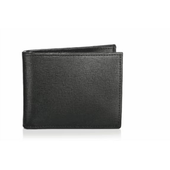 The Men's Store at Bloomingdale's Italian Saffiano Leather Bifold Wallet $120