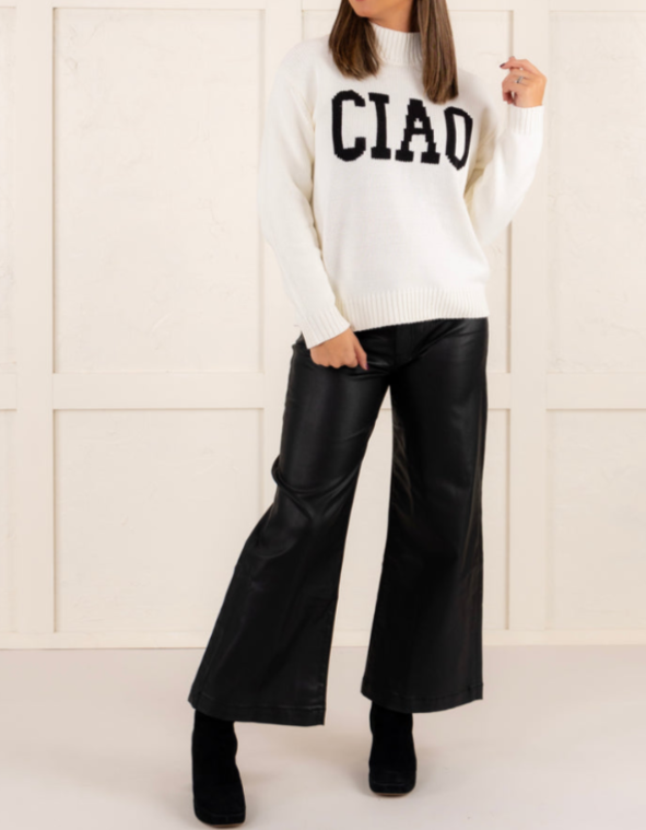 Z Supply Ciao Intarsia Sweater