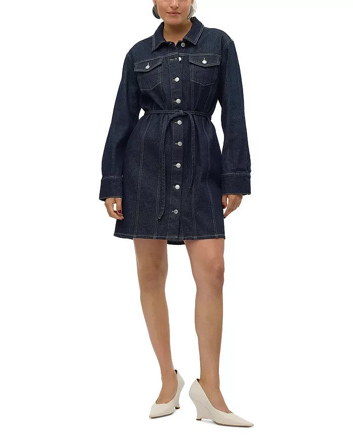 Vero Moda Long Sleeve Denim Dress MSRP $95