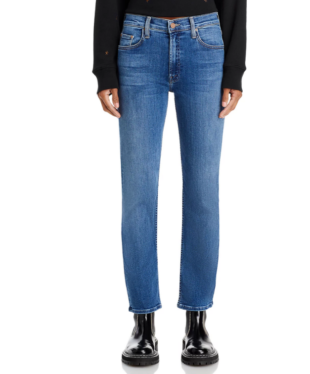MOTHER The Mid Rise Rider Flood Jeans MSRP $248