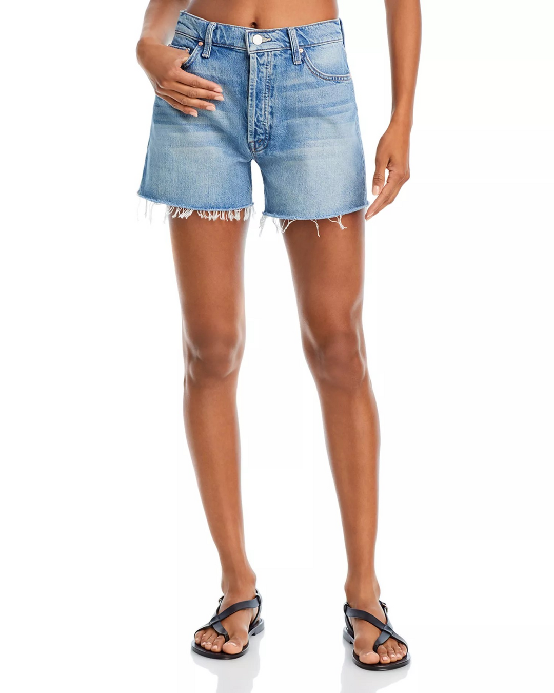MOTHER The Skipper High Rise Cut Off Shorts MSRP $198