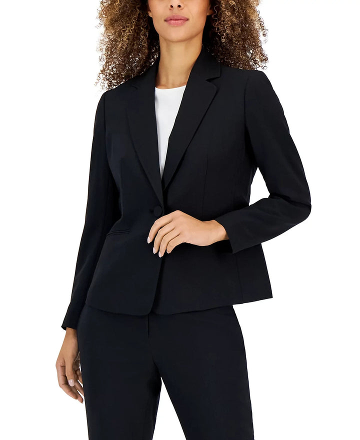 Le Suit Crepe One-Button Pantsuit MSRP $225