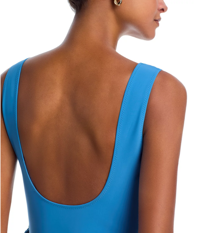 Chiara Boni La Petite Robe Wrap One Piece Swimsuit MSRP $350