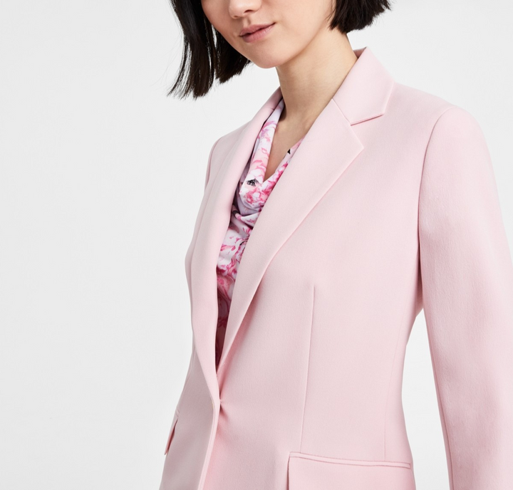 Kasper Petite One Button Notched Collar Blazer MSRP $119