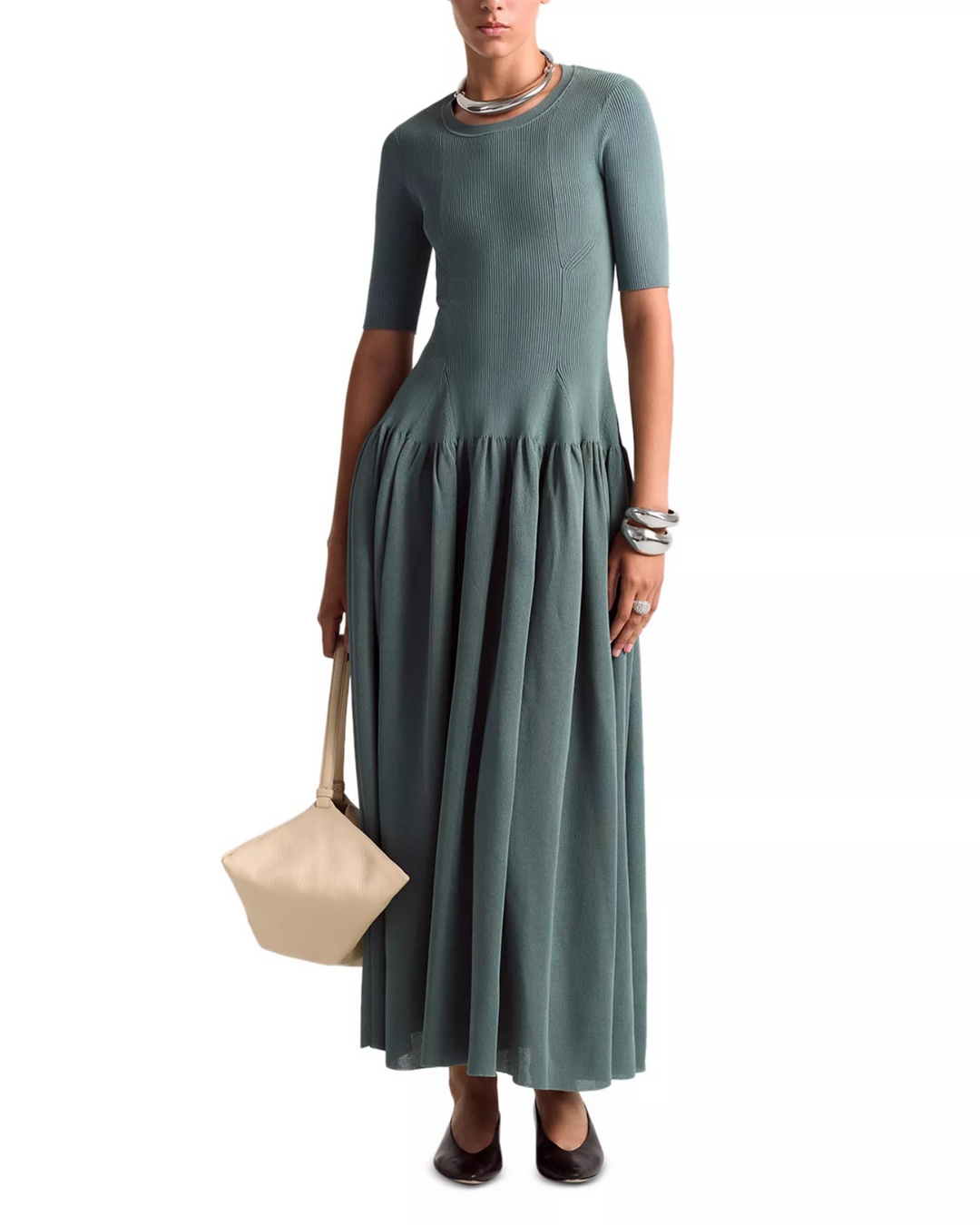 Altuzarra Maisie Pleated Maxi Dress MSRP $1495