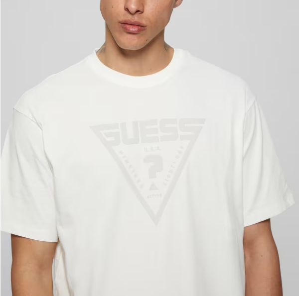 GUESS  Alino Triangle Signature Tee  MSRP $39 Size L