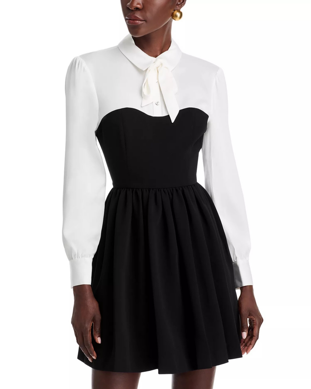 Cinq à Sept Naska Color Blocked Dress MSRP $495