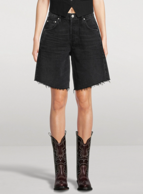 CITIZENS OF HUMANITY Ayla Denim Shorts MSRP $330