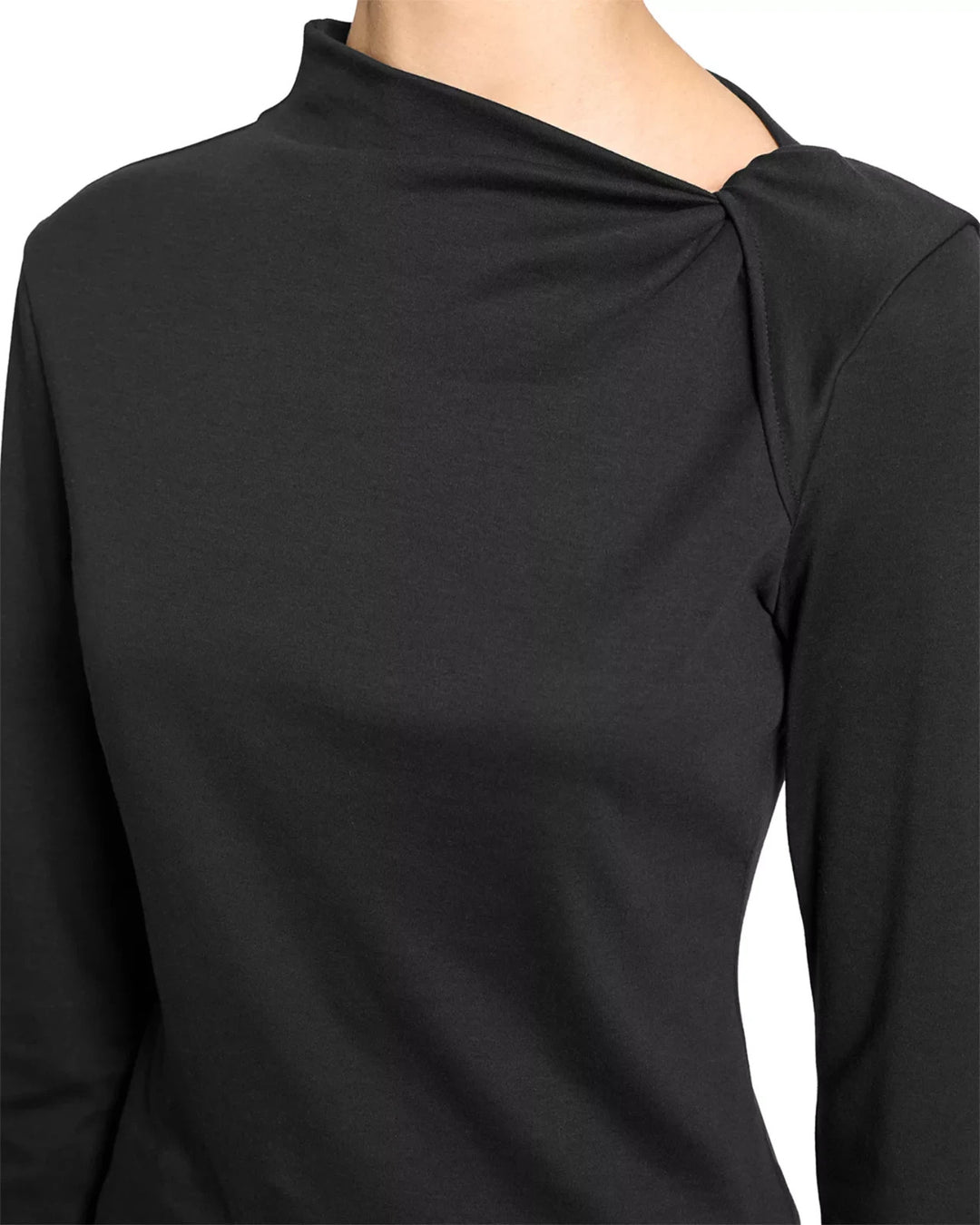 Theory Slash Neck Twist Shoulder Top MSRP $195