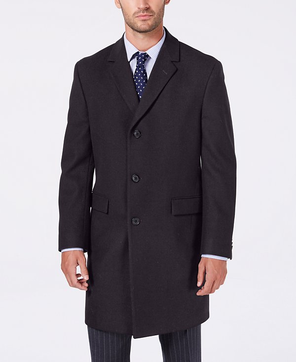 Nautica Men's Classic-Fit Batten Overcoat MSRP $395