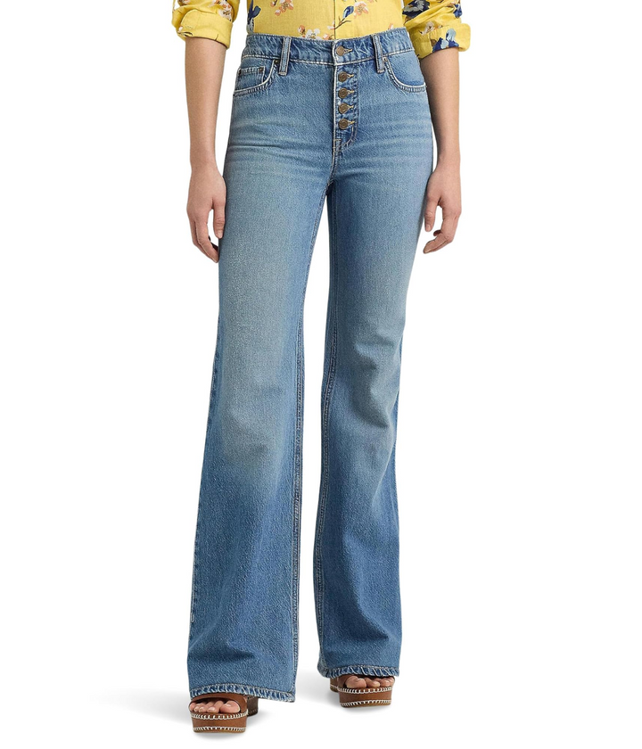 Lauren Ralph Lauren High-Rise Flare Jeans MSRP $165