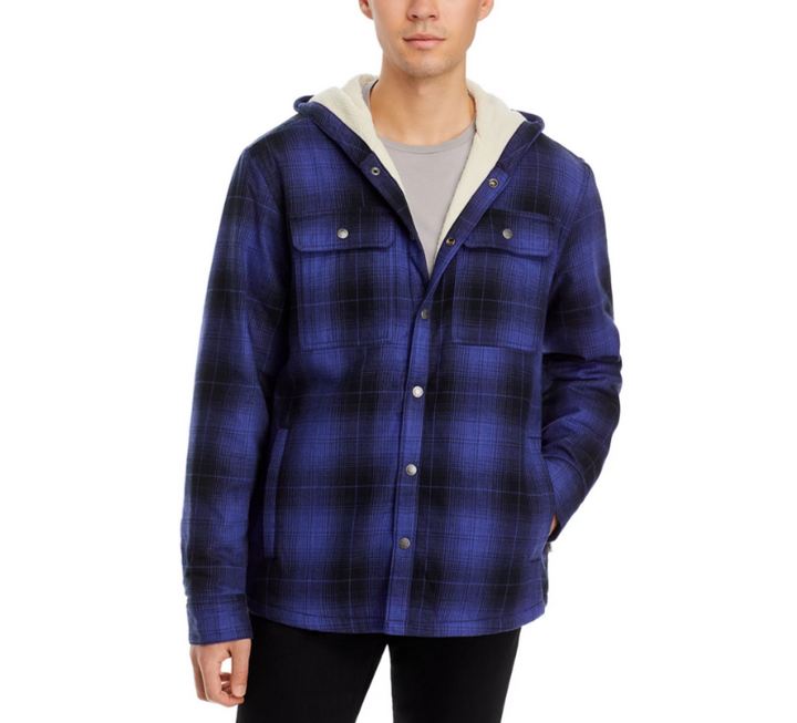 The North Face® Plaid Hooded Campshire Shirt Jacket MSRP $150