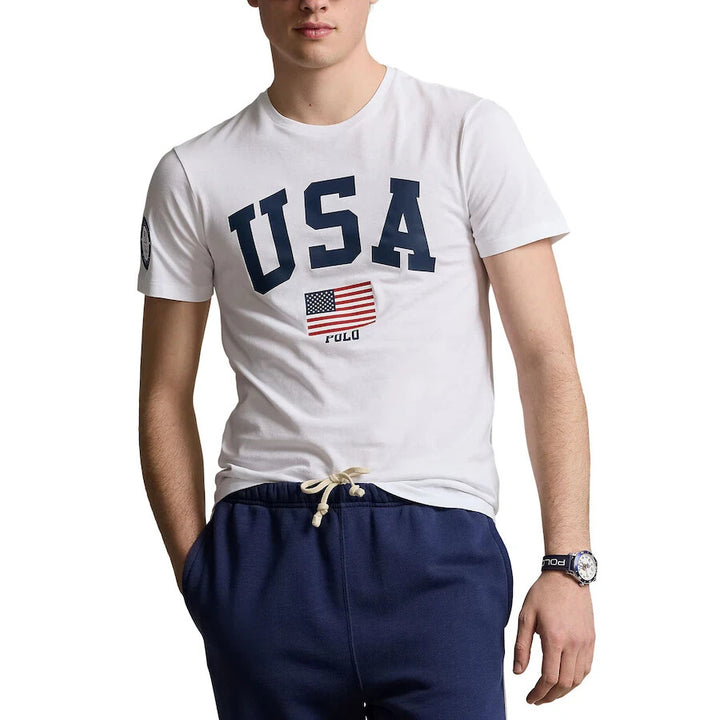 Polo Ralph Lauren White Team USA 2024 Summer Olympics T-Shirt MSRP $69.50