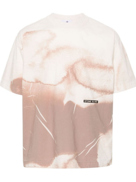 Stone Island Abstract Logo-Print T-shirt MSRP $460