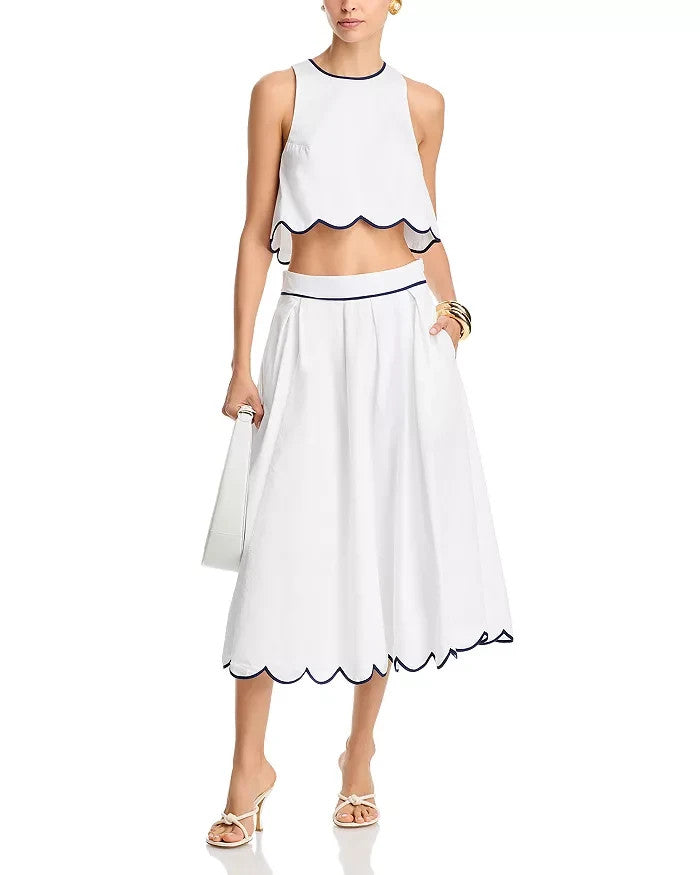 FRENCH CONNECTION Alexis Cropped Top MSRP $88
