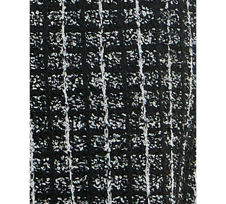 BCX Round-Neck Long-Sleeve Tweed Sweater Dress MSRP $69