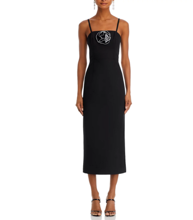 MILLY Allison Rosette Trim Boned Bodice Dress MSRP $425