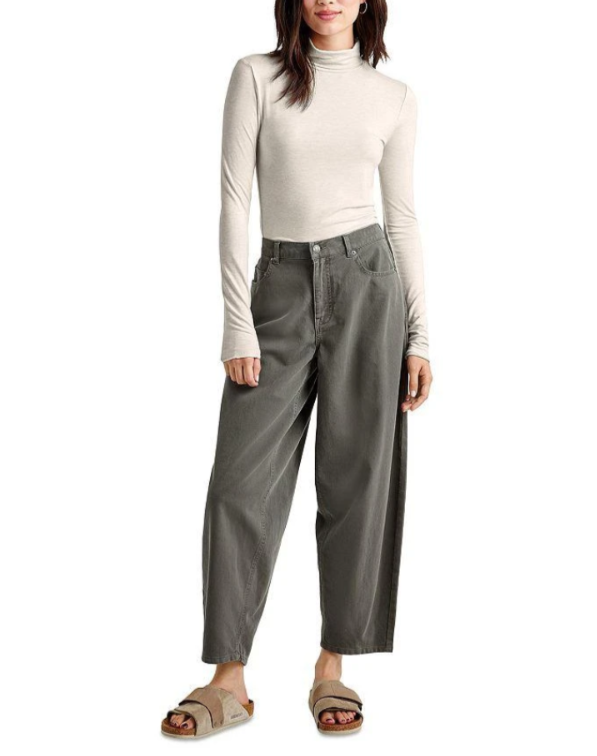 Splendid Bamboo Long Sleeve Turtleneck Top MSRP $78