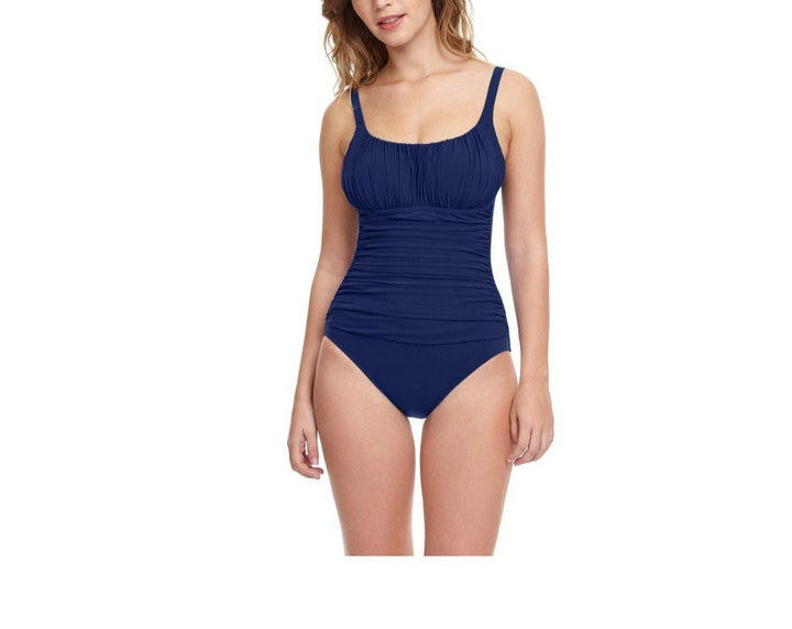 Profile by Gottex Tutti Frutti shirred bust one piece swimsuit MSRP $138