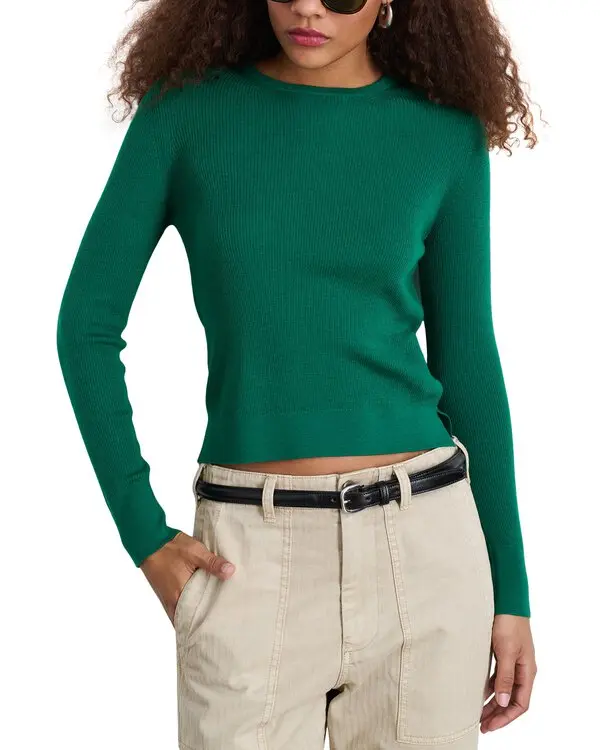 Alex Mill Ava Slim Fit Crewneck Wool Sweater MSRP $155