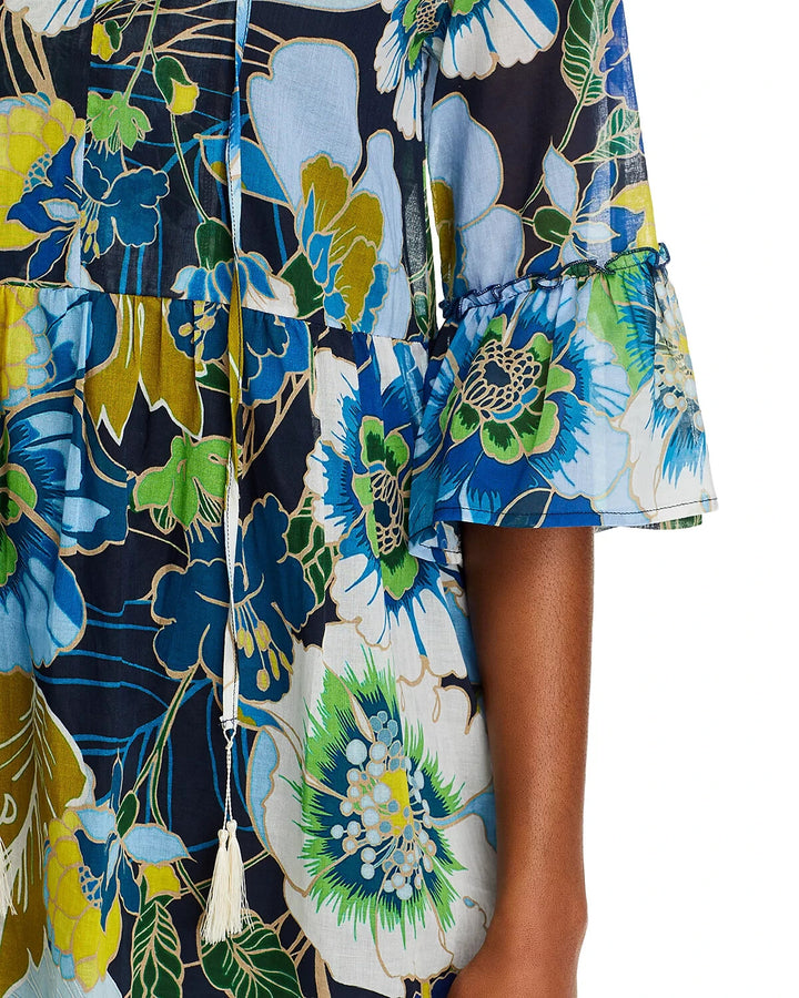 Johnny Was Jenn Cotton Mini Dress MSRP $225