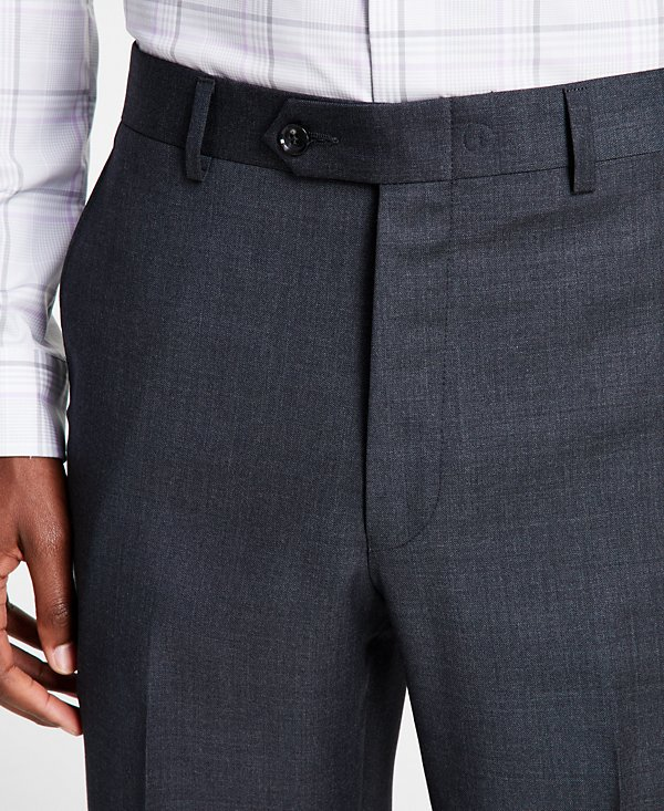 Michael Kors Men's Classic-Fit Wool-Blend Stretch Solid Suit Pant MSRP $200