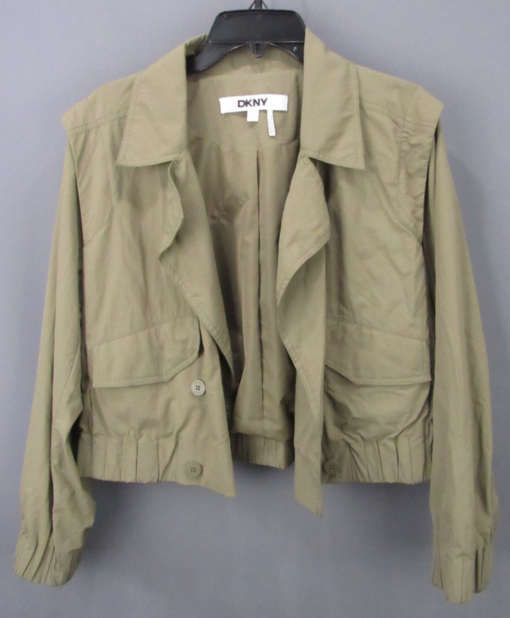 Dkny Women's Cropped Trench Jacket MSRP $139
