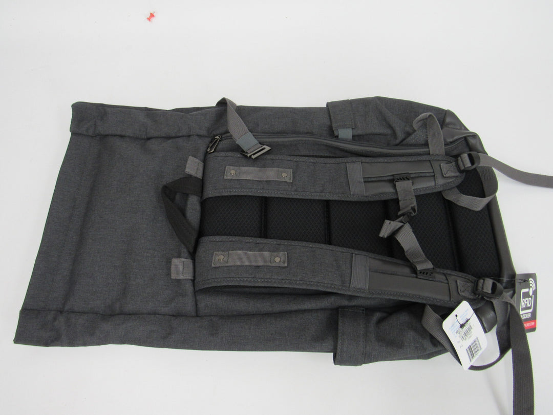 Millennium 20 in. Brush Grey Roll-Top Canvas Backpack MSRP $170