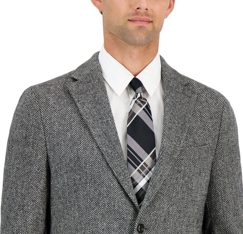 Tommy Hilfiger Men's Modern-Fit All Wool Sport Coats MSRP $375