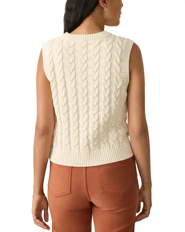 Faherty Sunwashed Sweater Vest MSRP $138