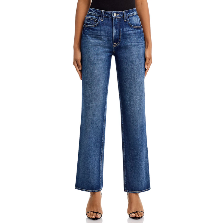 L'AGENCE Jones Ultra High Rise Stovepipe Straight Jeans MSRP $295