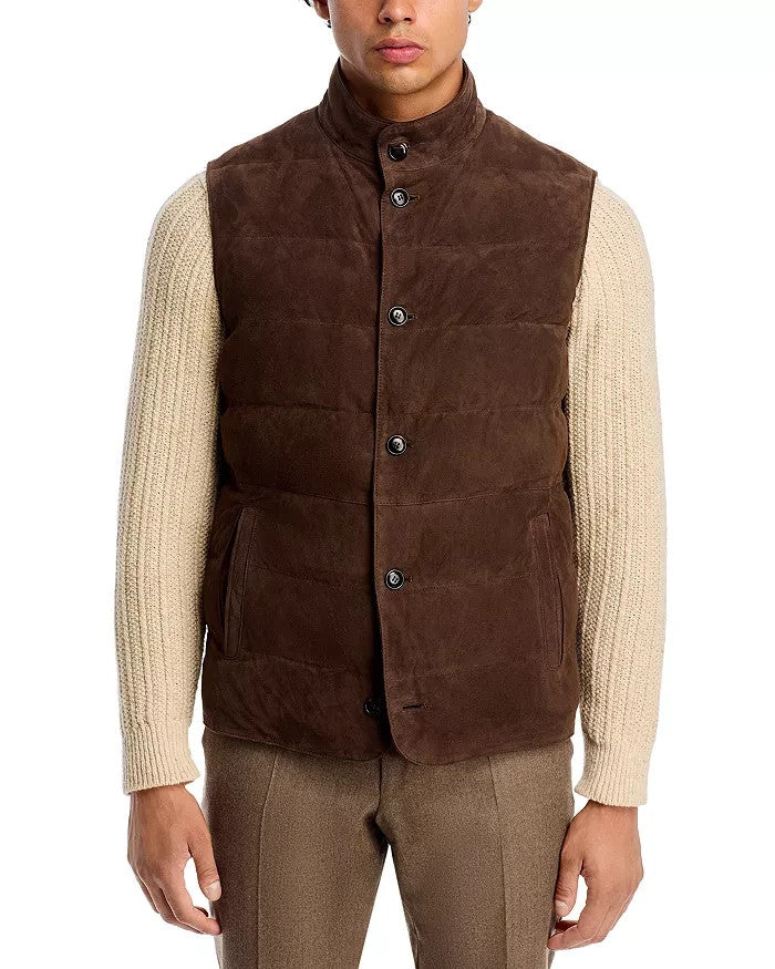 Peter Millar Cordova Suede Vest MSRP $1495