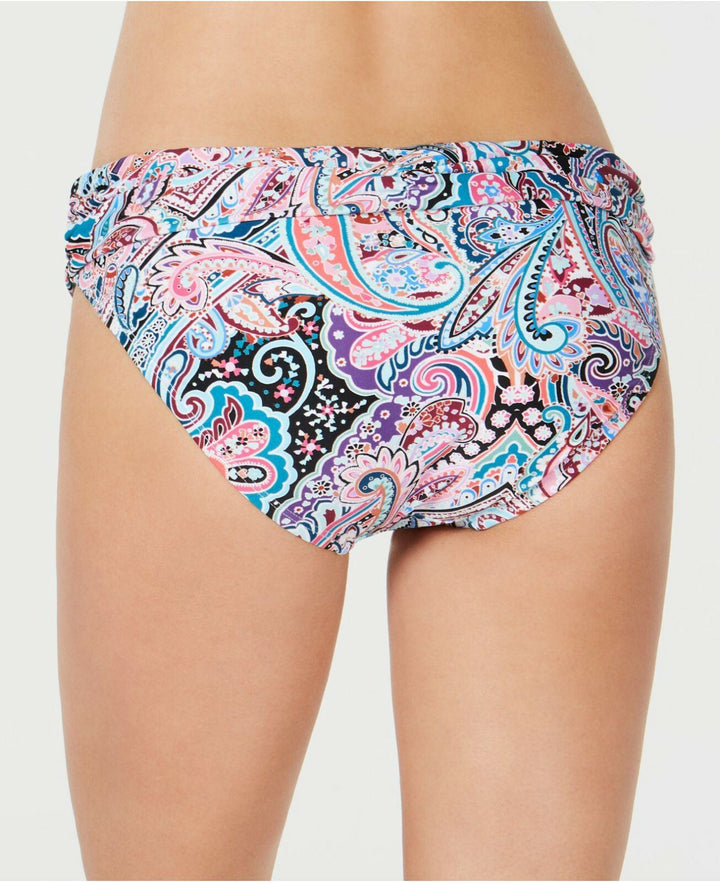 La Blanca Swirling Around Printed Bikini Bottoms $61