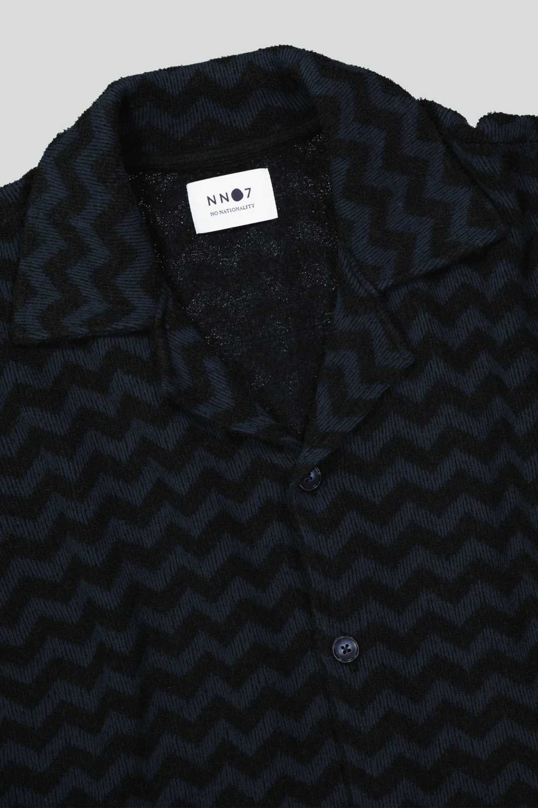 NN07 Julio Knitted Bowling Shirt MSRP $365
