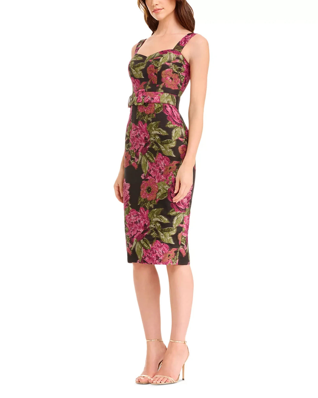 Dress the Population Nicole Brocade Dress MSRP $328