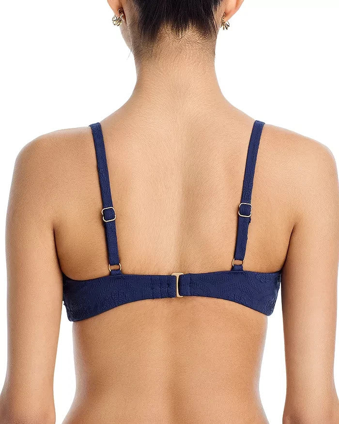 AQUA O Ring Bralette Bikini Top MSRP $68
