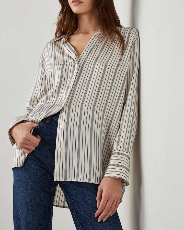 Rails Ledger Striped Shirt MSRP $268
