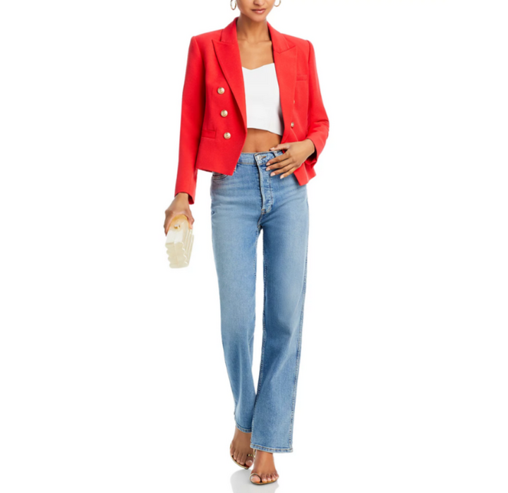 L'AGENCE Brooke Double Breasted Blazer MSRP $595